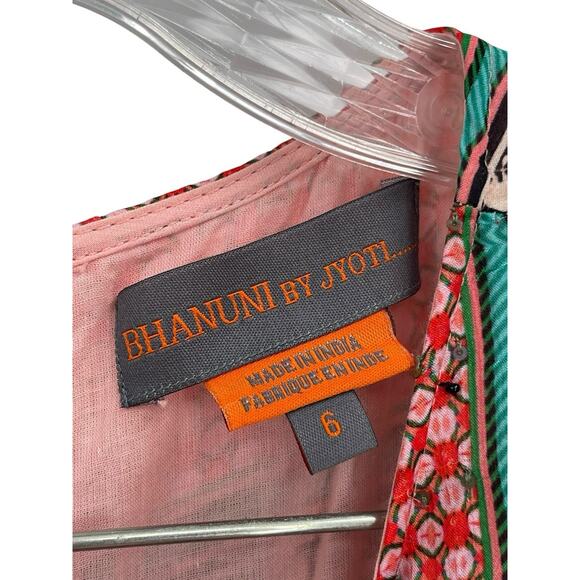 Anthropologie Bhanuni By Jyoti Alessandra Dress Maxi As Is Size 6 - Picture 7 of 16